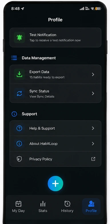 Export Data: Export your data anytime, because it's yours.